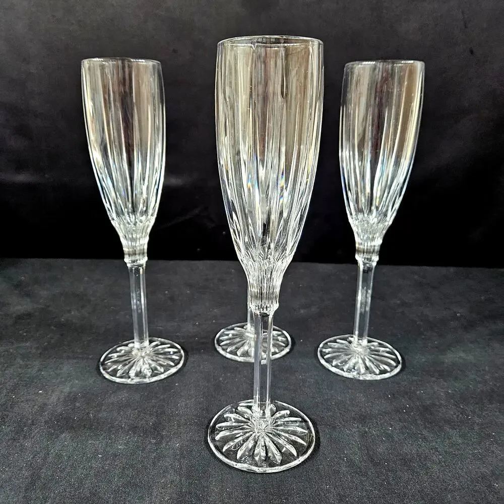 Gorham Regina Crystal Champagne‎ Flutes (Set of 4) 9